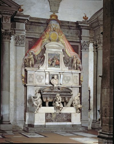 Monument to Michelangelo Buonarroti (1475-1564) by Giorgio Vasari